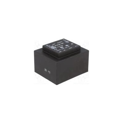 Transformátor zalévaný 10VA 230VAC 9V 1111mA PCB 300g
