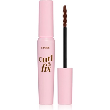 ETUDE Curl Fix Mascara водоустойчива спирала за обем и извити мигли цвят 02 Brown 8 гр