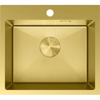 Mexen Solix стоманена мивка с 1 корито 500 x 450 мм, златист HC - 6402501000-55HC (6402501000-55HC)