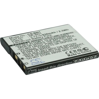 Батерия за Sony Cyber-Shot DSC-TX20, TX9 (еквивалент на NP-BN1), 630mAh (CS-BN1)