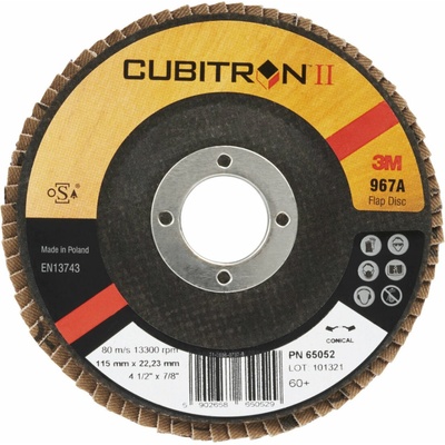 3M Cubitron II 967A Lamelový kotúč 115 mm 60 7000104360