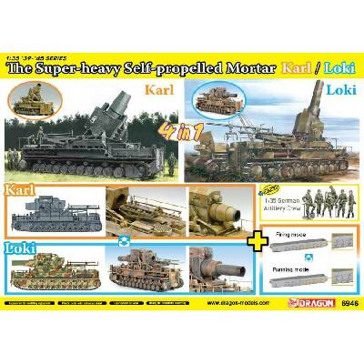 Dragon German Heavy Self-Propelled Mortar Karl/Loki 1:35