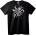 NOONEBRAND Тениска Петокрак Слънце - 6XL, Black