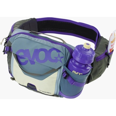 EVOC Hip Pack Pro 3 steel/violet/dark olive