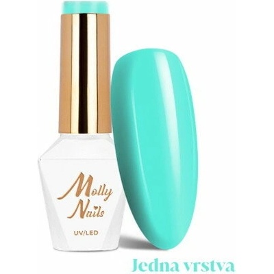 Gél lak Molly Nails Sorbet 292 Aqua Pastel pastelovo modrý 8 g