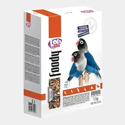 Lolo Pets Пълноценна храна за Неразделки Lolo 1 кг (LO - 72602)