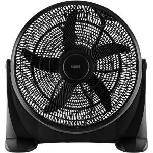 Muhler Вентилатор подов 20'' Muhler FM-2020F, Индустриален, Мощност 80W, 3 степени, 5 перки, Пластмасов, Регулиране на струята, Черен (KT-1001775)