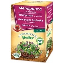 HERBEX MENOPAUZA s ďatelinou bylinná zmes wellness tea 20 x 3 g