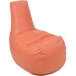 Pufrelax Пуф стол, 230л. , Sunlounger Evo - Orange, PU кожа, Пълнеж от полистиролни перли (PUF-G-SEV-PU-OR)