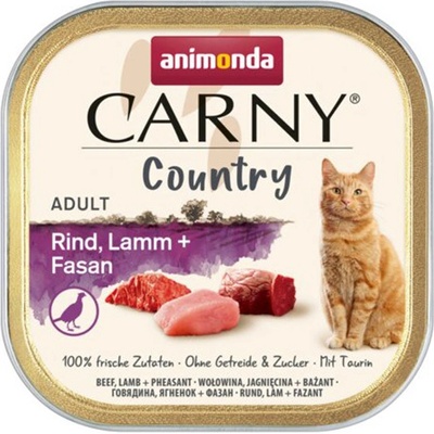 Carny Country Adult hovězí jehněčí a bažant pro kočky 100 g