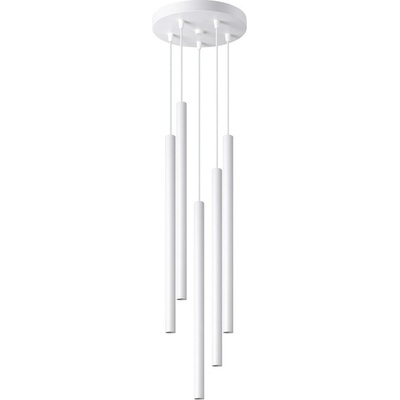 Sollux Бяло метално висящо осветително тяло ø 25 cm Fideus - Sollux (NL.1175)