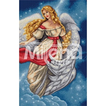 Milena Style Звезден ангел - гоблен със схема конци Ariadna 1: 1
