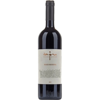 Tajna Maxx reserva suché červené 2019 16% 0,75 l (čistá fľaša)