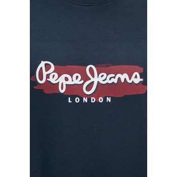 Pepe Jeans Тениска Pepe Jeans ARSHAM в тъмносиньо с принт PM509713 (PM509713)