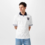 Score Draw Футболна фланелка Score Draw Score Draw England Home Shirt 1990 - White