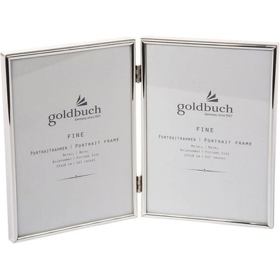 Goldbuch 960286 Galerie Frame Fine, fotorámeček pro 2 obrazy ve formátu 13 x 18 cm, kovový