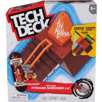 Tech Deck Xconnect skatepark Mafia Pyramid Shredder Toy Machine