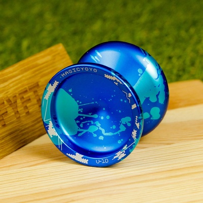 MagicYoyo YoYo V10 na Fingerspin Modrá + Tyrkysová