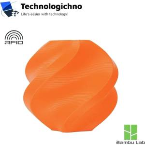 Bambu Lab ABS Bambu Orange Refill No Spool (B00-A0-1.75-1000-SPLFREE)