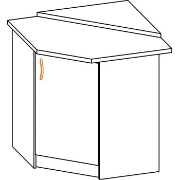 Image 1 of Bogdan Furniture Europe Долен ъглов шкаф Alina 90Н-E20