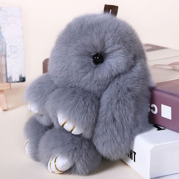 Image 1 of Висулка за чанта - плюшено зайче | АКСЕСОАРИ ЗА ЧАНТИ