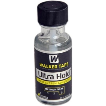 Tekuté lepidlo průhledné pro vlasové PU pásky tape in na prodlužování vlasů Ultra Hold 15ml