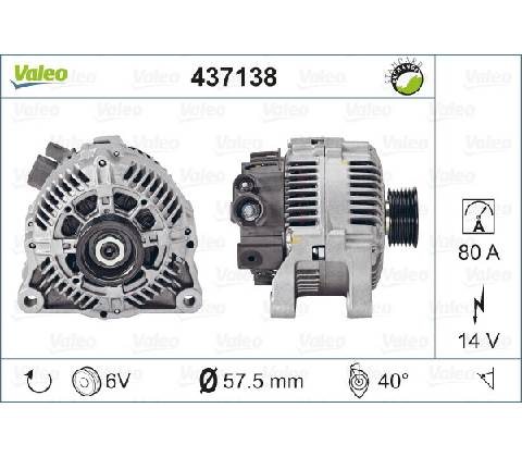 VALEO Generátor 437138