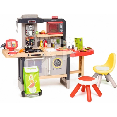 Smoby Reštaurácia s elektronickou kuchynkou Chef Corner Restaurant s nákupnou taškou