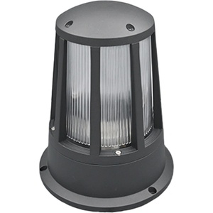 ELMARK Grf351 АЛУМИНИЕВ АПЛИК ЗА СТЕНА 1ХЕ27 ip54, ЧЕРЕН (95grf351/bl)
