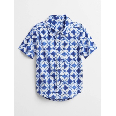 Gap Dětská košile poplin Modrá Gap