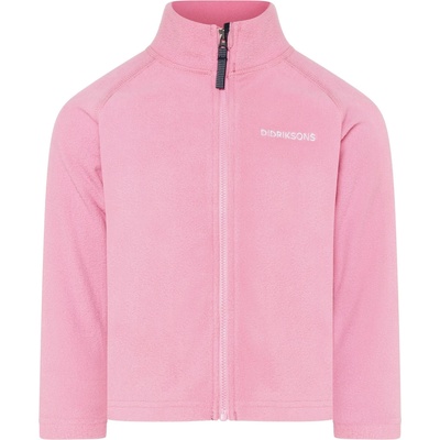 Didriksons Детско поларено яке Didriksons Kid's Monte Full-Zip 10 Fleece jacket - Light Heather Pink - размер 100 (703-5308-0513)