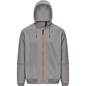 K-Way Мъжко ежедневно яке K-Way Prosper Brushed PC Hoodie - Grey Frost (017-4151-0311)