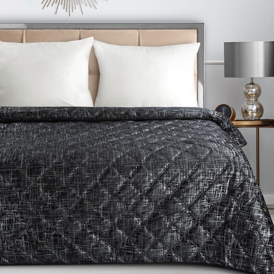 Takoy Sametový přehoz na postel BLINK 6 prošívaný se třpytivým potiskem-HF-468094 170 x 210 cm