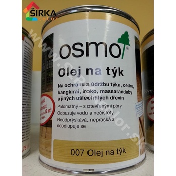 Osmo Teak Olie 0,75L (007) - Helder