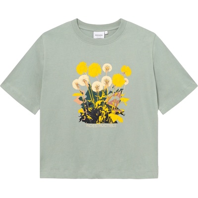 DEDICATED Дамска тениска DEDICATED Women's T-Shirt Vadstena T-shirt - Iceberg Green - размер L (916-7068-0314)