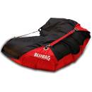 BeanBag 189x140 duo scarlet rose black