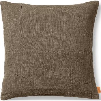 ferm LIVING Декоративна възглавница Darn 50 x 50 см таупе (1104268231)