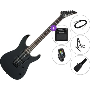 Jackson JS12 Dinky AH Premium SET Black Електрическа китара
