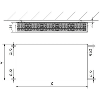 Mexen CF33 W433F-060-130-00 600 mm x 1300 mm