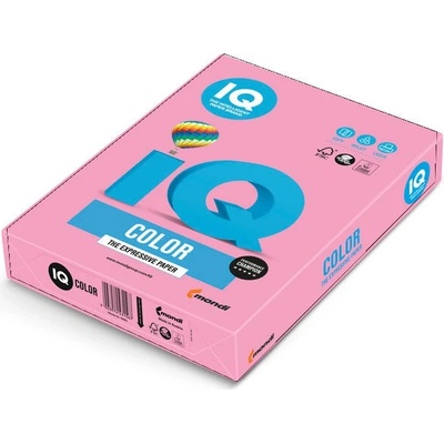 Papír IQ Color A4 120 g PI25 růžová 250listů