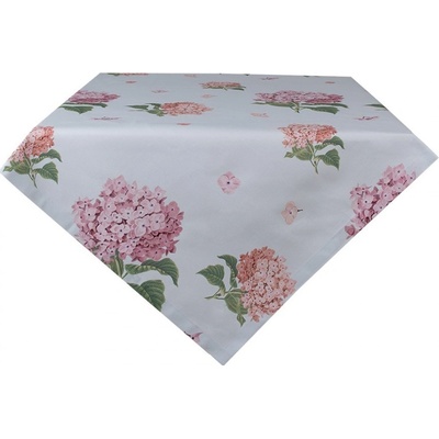 Clayre & Eef bavlna ubrus s květy hortenzie Vintage Grace 130x180cm