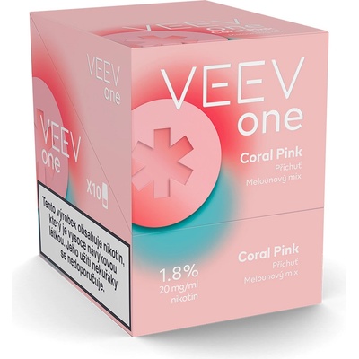 VEEV One Náplně Coral Pink karton