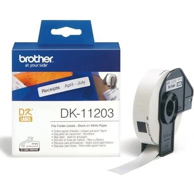 BROTHER DK-11203 17 x 87 mm (papierové/ databáza - 300 ks)