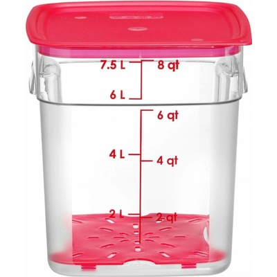 Cambro Nádoba na potraviny CamSquares Fresh Pro Cambro priehľadná 7,6 l 229 x 229 x 243 mm