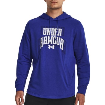 Under Armour Суитшърт с качулка Under Armour UA Rival Terry Graphic HD-BLU 1379766-400 Размер M