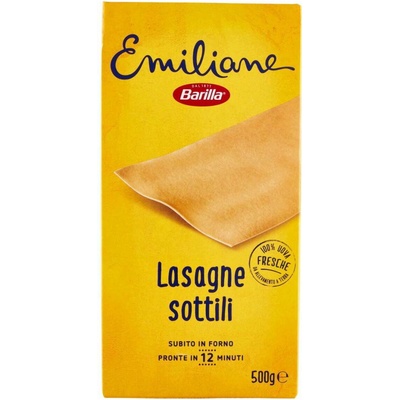 Barilla Lasagne Sottili vaječné 0,5 kg