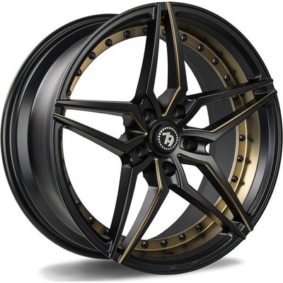 Seventy9 SV-AR 8,5x19 5x112 ET35 deep matt black milled gold