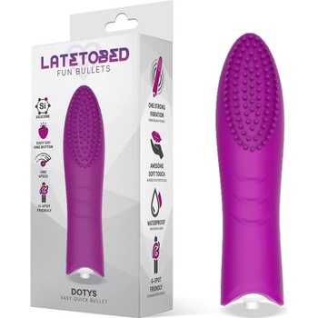 Image 1 of LATETOBED Dotys Easy Quick Vibrating Bullet Silicone Purple
