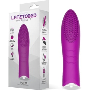 LATETOBED Dotys Easy Quick Vibrating Bullet Silicone Purple