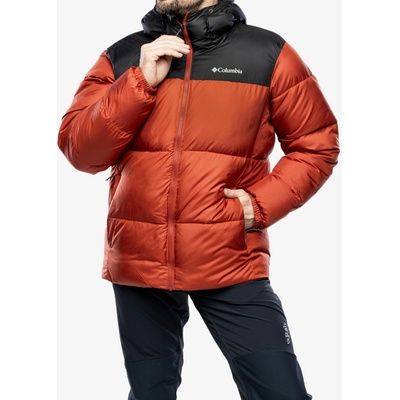 Columbia pánska bunda Puffect Hooded jacket Warp Red-Shark